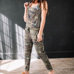 Camo overalls (brand new. never worn)